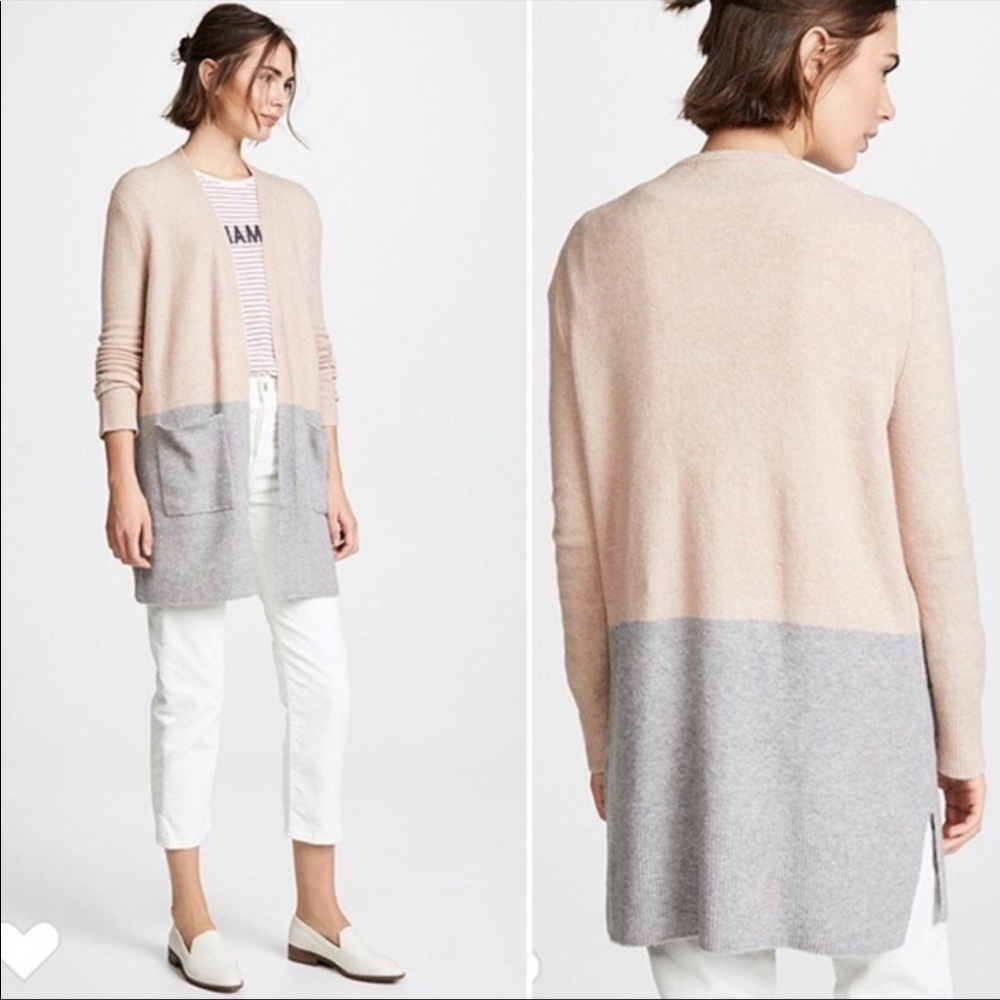 Madewell Colorblock Kent Alpaca Blend Cardigan